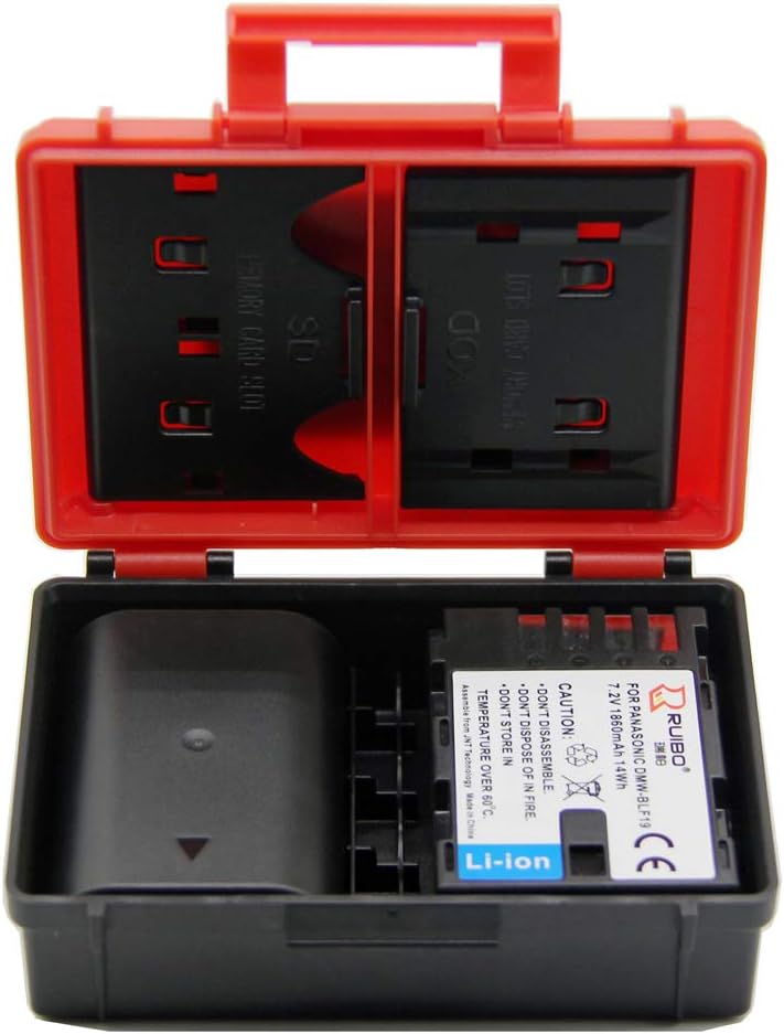 Universal Camera Battery Case 1-Battery, 4-AA CELL 2-SD Card 1-XDQ Card ...
