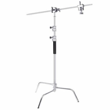Turtle Base C-Stand Kit (10.75', Chrome) – Ultimate Stability and Versatility for Professionals