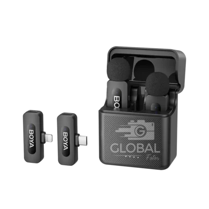 BOYA BY-V3 COMBO Dual-Channel Wireless Microphone for iOS & TYPE-C