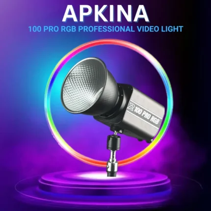 APKINA 100 Pro RGB Video Light – Professional Full Color LED Light for Photography & Video in Pakistan