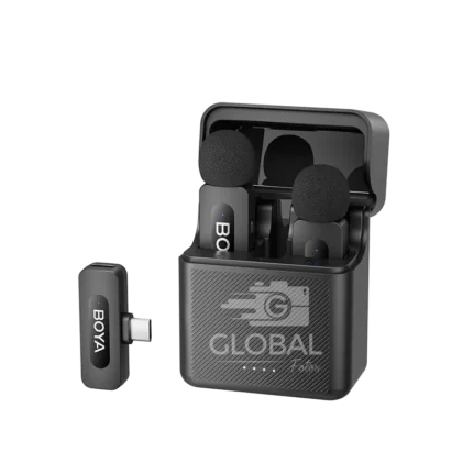 BOYA BY-V30 Dual-Channel Wireless Microphone - Perfect for Content Creators, Journalists & Professionals