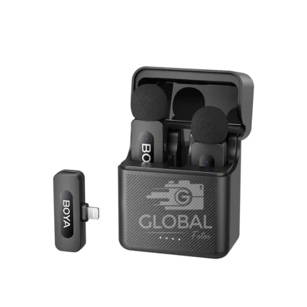 BOYA BY-V3 Dual-Channel Wireless Microphone - Perfect for Content Creators, Journalists & Professionals