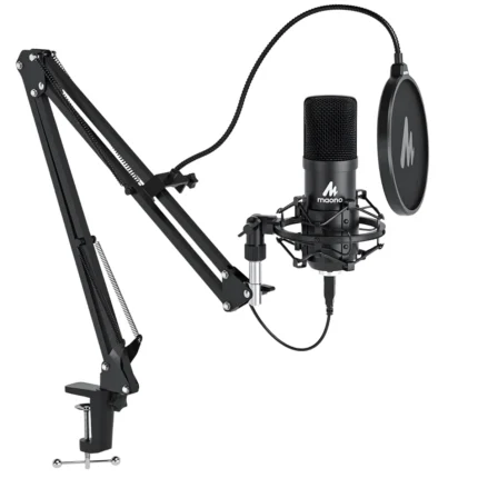 Maono AU-A04 USB Microphone Combo – Plug & Play Studio Sound for Podcasting & Streaming in Pakistan